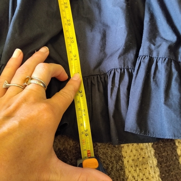 Ulla Johnson Women's Iliana Dress in Noir Ruffle Detail Mini - Picture 7 of 7